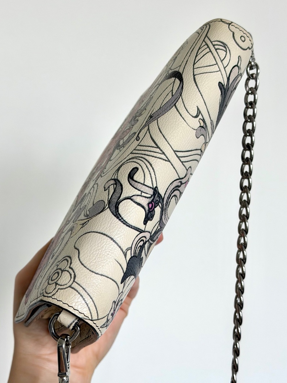 Prada & JAMES JEAN Rabbit Print Chain Crossbody Bag - Picture 7 of 15